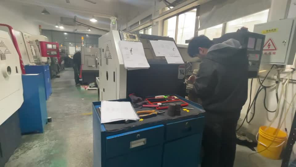 CNC machining shop floor for rapid tooling post-processing